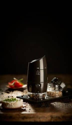 Купить Набор Peugeot Zanzibar set мельница для специй и 3 баночки с перцем, черный по низкой цене