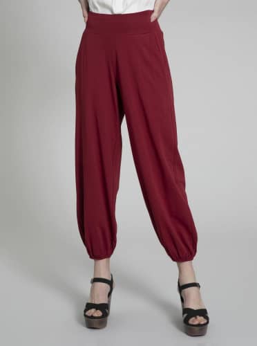 Купить Брюки Piazza Italia широкие, цвет рубин по низкой цене