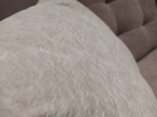 Купить Подушка Valles №22 декоративная флок кремовый 45x45 см по низкой цене