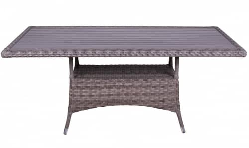 Купить Стол ТЕРРАСА Люкс КРИТ плетеный из ротанга декинг, 200х90 см по низкой цене