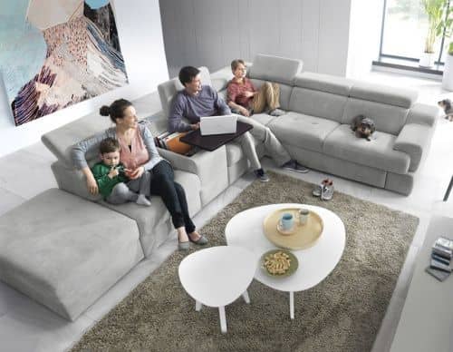 Купить Диван Gala Collezione Belluno угловой в ткани по низкой цене