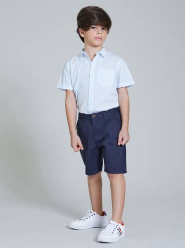 Купить Шорты-бермуды Piazza Italia, синие по низкой цене