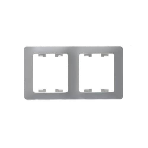 Купить Рамка Schneider Electric Глосса 2 поста вертикальная перламутр по низкой цене