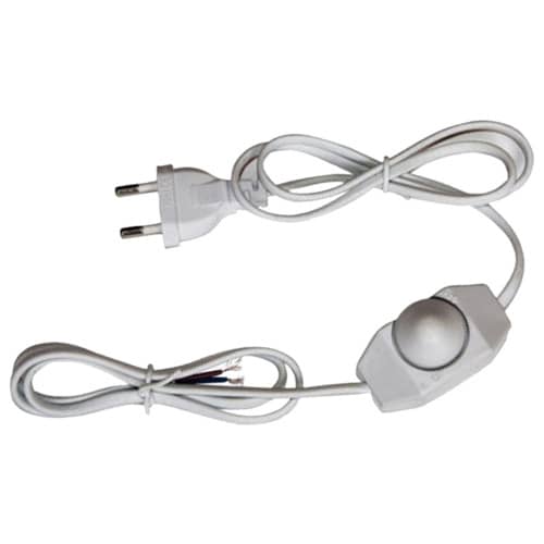 Купить Шнур с диммером СВЕТ 1,8 метра белый по низкой цене