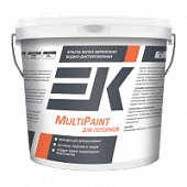Купить Краска ЕК MultiPaint белая акриловая водно-дисперсионная для потолков 7 кг по низкой цене