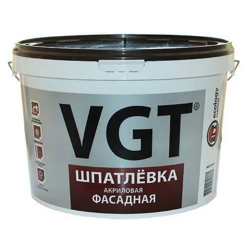 Купить Шпатлевка VGT акриловая фасадная 3,6 кг по низкой цене