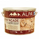 Купить Краска фасадная ALPA Pliolite AlpaFacade на основе смол база A 9 л белая по низкой цене