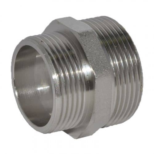 Купить Ниппель (бочонок) переходной 1/2" x 3/8" НР по низкой цене