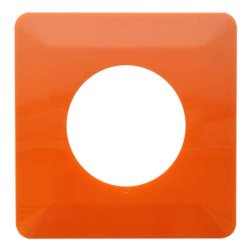 Купить Защита стены под выключатель REV одноместная оранжевая по низкой цене