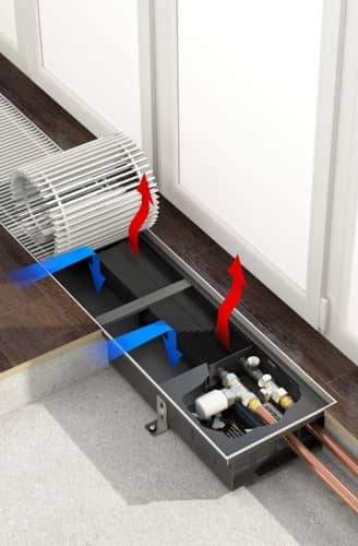 Купить Конвектор Varmann Ntherm внутрипольный 800х180х110 мм по низкой цене