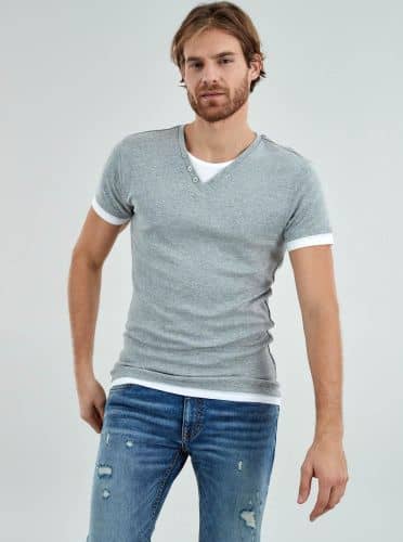 Купить Футболка Piazza светло-серая по низкой цене