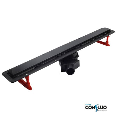 Купить Душевой лоток Pestan Confluo Frameless Line 450 Black Glass по низкой цене