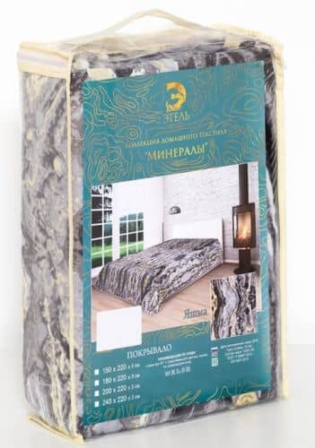 Купить Покрывало Этель Яшма Минералы евро макси, микрофибра 3626883 220х240 см по низкой цене