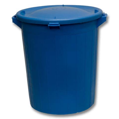 Купить Бак для мусора круглый, с крышкой, D=400х470, 40 л по низкой цене