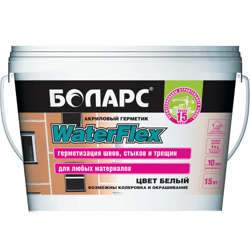 Купить Герметик Боларс Waterflex 15 кг по низкой цене
