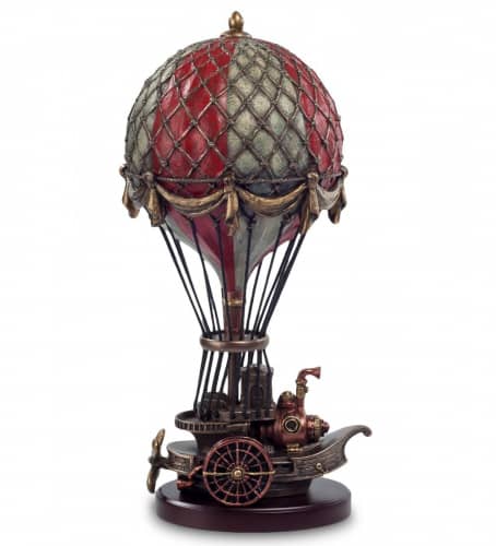 Купить Статуэтка Veronese Воздушный шар в стиле стимпанк по низкой цене