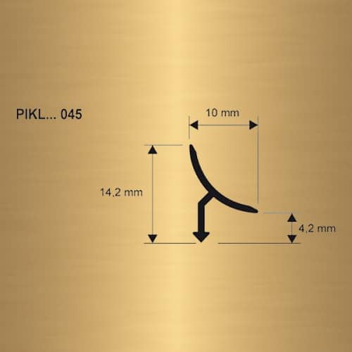 Деревянный, металлический, пластиковый напольный плинтус.