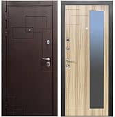 Купить Дверь Промет С4 Дипломат входная металлическая левая снаружи МДФ Орех премиум внутри МДФ Ясень горный 2060х980 мм по низкой цене