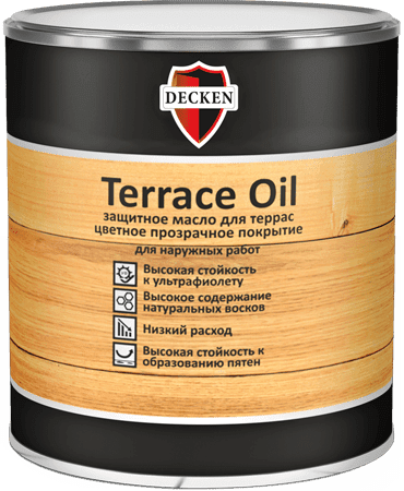 Купить Масло DECKEN Terrace Oil базальт для террас по низкой цене