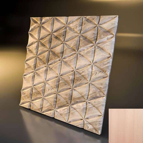 3D панель стеновая Relieffo Constellation (Бук) Д036Б 600х600х30 мм