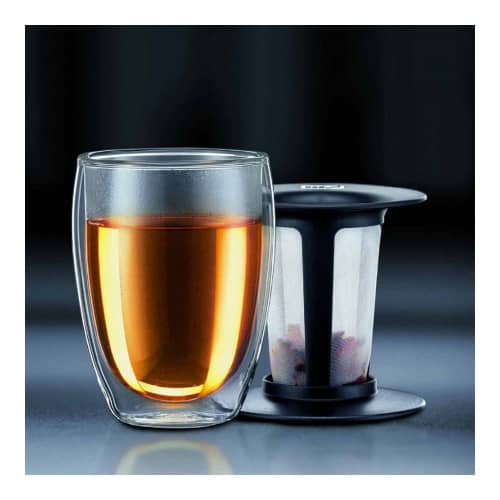 Купить Термобокал с фильтром BODUM Tea for One, 0.35л, цвет черный по низкой цене