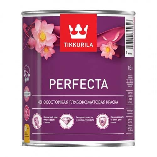 Купить Краска Tikkurila PERFECTA C в/д износостойкая 0,9 л по низкой цене