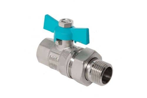 Купить Кран SKS шаровой прямой, с полусгоном, нр/вн, 1/2" по низкой цене