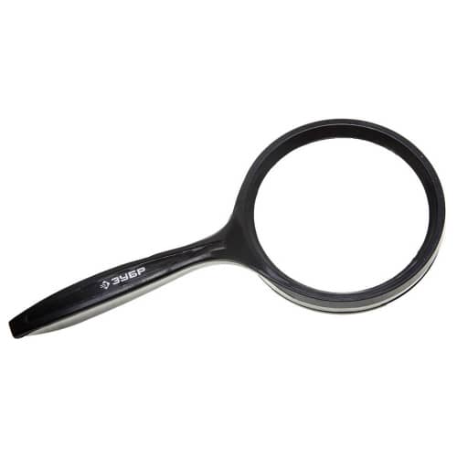 Купить Лупа ЗУБР 3х/5х увеличение, 75 мм по низкой цене