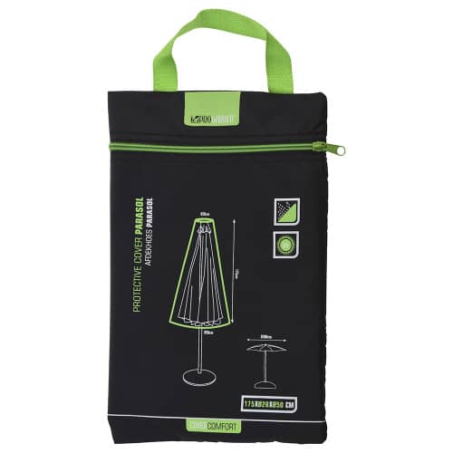 Купить Тент защитный для садового зонта черный 50х175 см по низкой цене