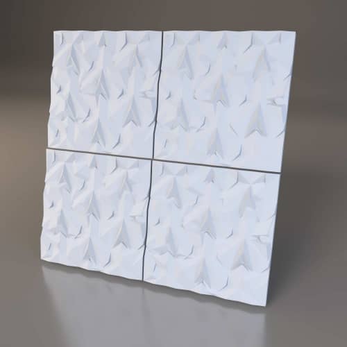 3D панель стеновая Relieffo Geoposition 029 из пенополиуретана 600x600x30 мм