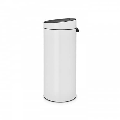 Купить Бак Brabantia Touch Bin New мусорный, белый, 30 л по низкой цене
