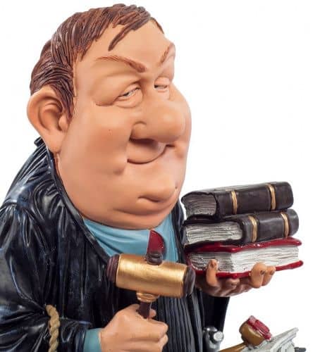 Купить Статуэтка The Comical World of Stratford Судья STD-21 по низкой цене