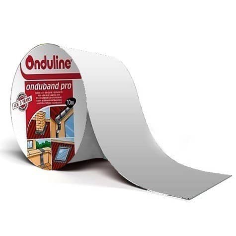 Купить Лента Ондулин Ондубанд битумная, самоклеящаяся, алюминий, 10000х150 мм по низкой цене