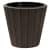 уличный горшок «кадка» d39 см коричневый 32 литра Купить Уличный горшок «Кадка» d39 см коричневый 32 литра по низкой цене