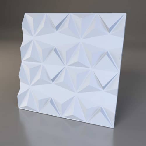 3D панель стеновая Relieffo Delta 061 из пенополиуретана 600x600x30 мм