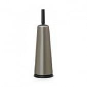 Купить Ершик Brabantia Classic туалетный, с подставкой, платиновый по низкой цене
