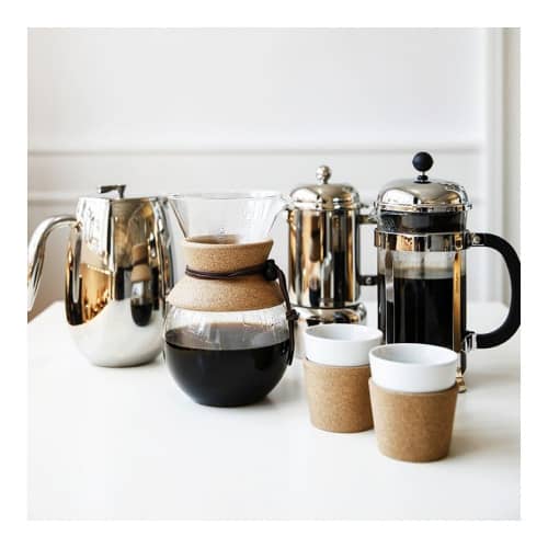 Купить Набор Bodum Pavina термобокалов с пробковым ободком 2 шт 0,3 л по низкой цене