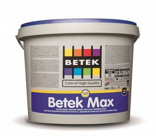 Купить Краска Betek Max 15 л по низкой цене
