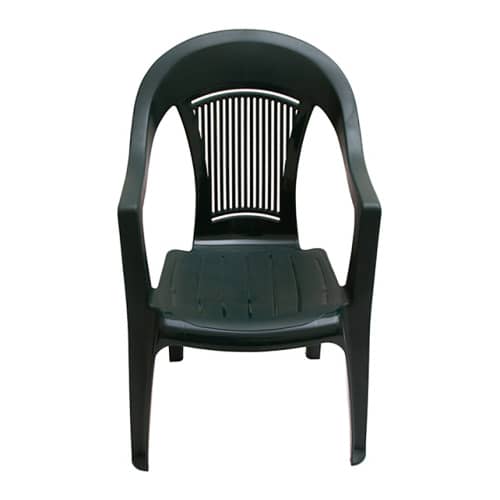 Купить Кресло пластиковое 41х55х91 см зеленое по низкой цене