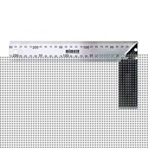 Купить Угольник Biber ПРОФИ столярный, нерж. сталь, гравировка, 300 мм по низкой цене