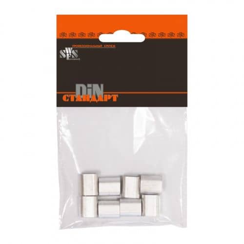 Купить Зажим троса алюминиевый М2,5 (10 шт) пакетик по низкой цене