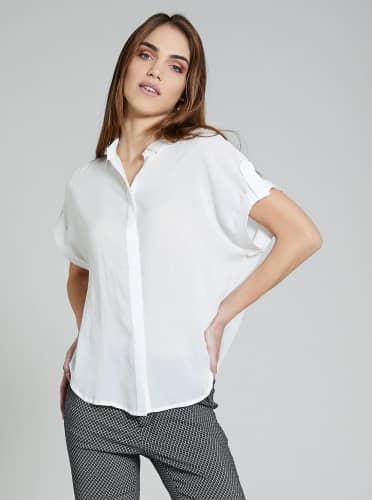 Купить Рубашка Piazza Italia белая по низкой цене