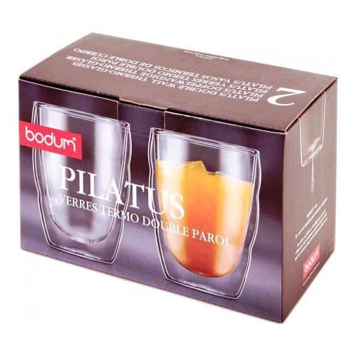 Купить Набор термобокалов (2 штуки) BODUM Pilatus, 0.35л, цвет прозрачный по низкой цене