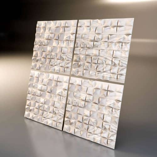 3D панель стеновая Relieffo Konvertik (Сосна) Д044С 600х600х30 мм