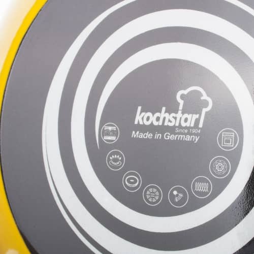 Купить Вок KOCHSTAR NEO Yellow эмалированный, диаметр 30 см, 3,8 л по низкой цене