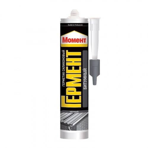 Купить Герметик Henkel Момент ГЕРМЕНТ битумный, картридж, черный 300 мл по низкой цене