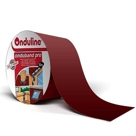 Купить Лента Ондулин Ондубанд битумная, самоклеящаяся, красный кирпич, 10000х300 мм по низкой цене