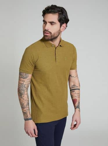 Купить Футболка-поло Piazza Italia зелёная по низкой цене