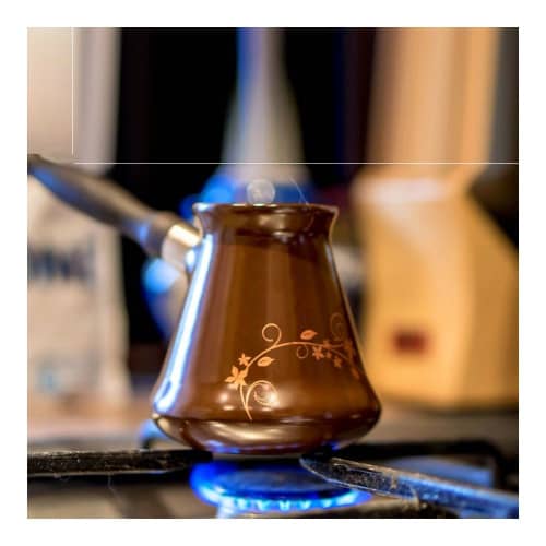 Купить Турка Ceraflame Ibriks, 0.24л, цвет шоколад с декором по низкой цене