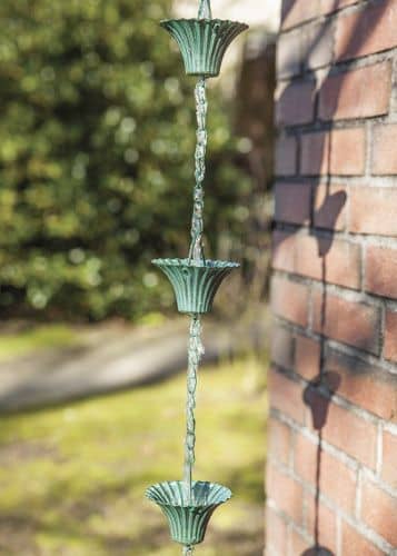 Купить Цепь Esschert Design дождевая, бирюзовая по низкой цене